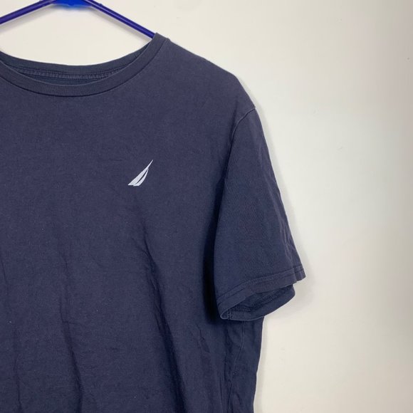 Nautica Double-Sided T-Shirt Mens Size M Short Sleeve Cotton-Blend - Picture 7 of 8